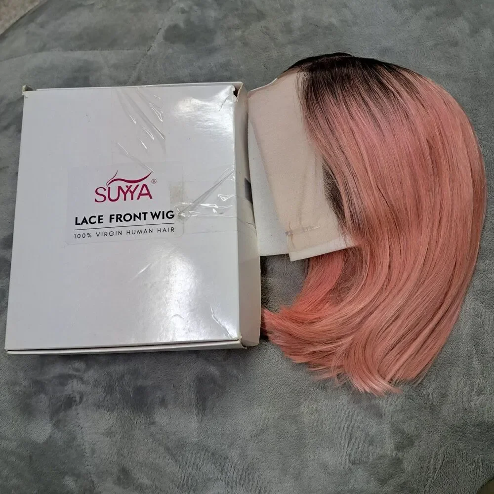 SUYYA 100% Human Hair Lace Front Wig 10